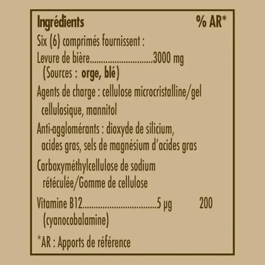 Solgar Levure de Bière 250 comprimés Solgar Levure de Bière 250 comprimés