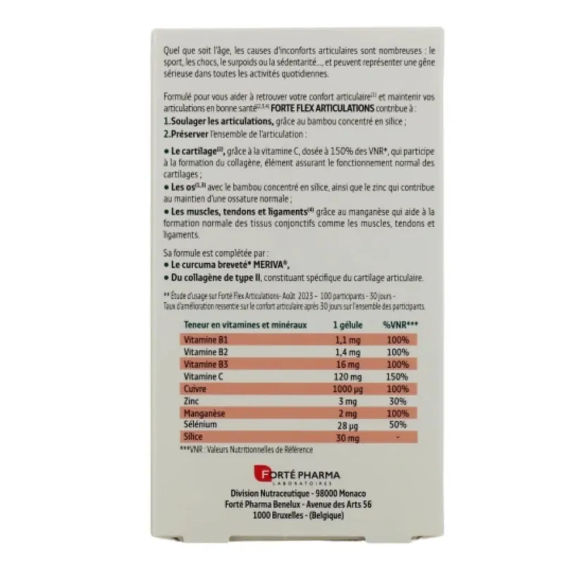 Forté Pharma Forté Flex Articulations 30 gélules Forté Pharma Forté Flex Articulations 30 gélules