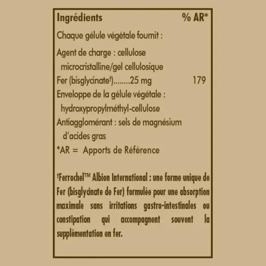 Solgar Fer Doux (Gentle Iron) 90 Gélules Végétales