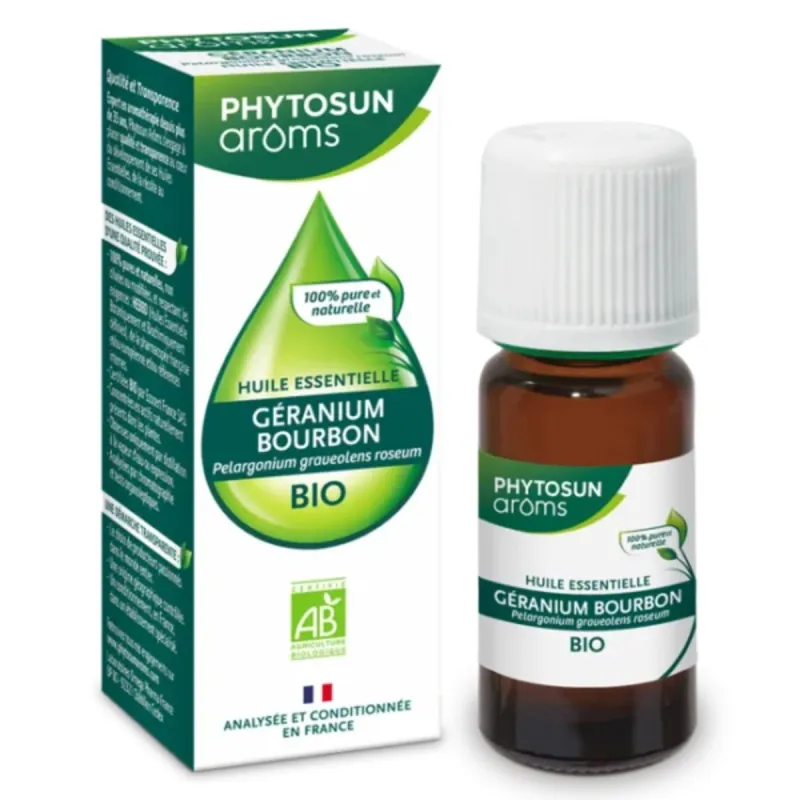 Phytosun Aroms Huile Essentielle Géranium Bourbon Bio Phytosun Aroms Huile Essentielle Géranium Bourbon Bio