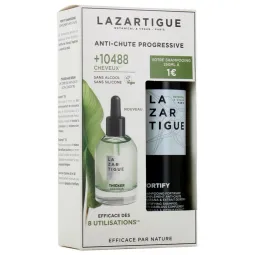Lazartigue Thicker Sérum + Shampooing 250ml à1€ Coffret Anti-chute Progressive