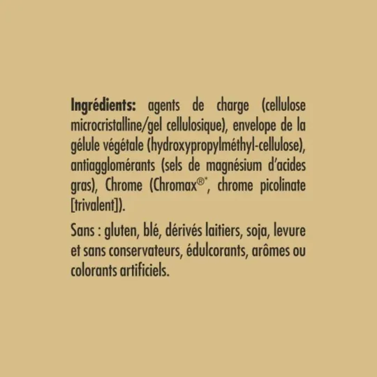 Solgar Chrome Picolinate 200 UG 90 gélules végetales Solgar Chrome Picolinate 200 UG 90 gélules végetales