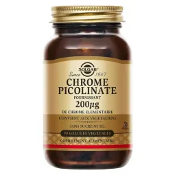 Solgar Chrome Picolinate 200 µg 90 gélules végetales
