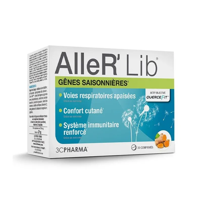 3C Pharma AlleR'Lib 30 comprimés