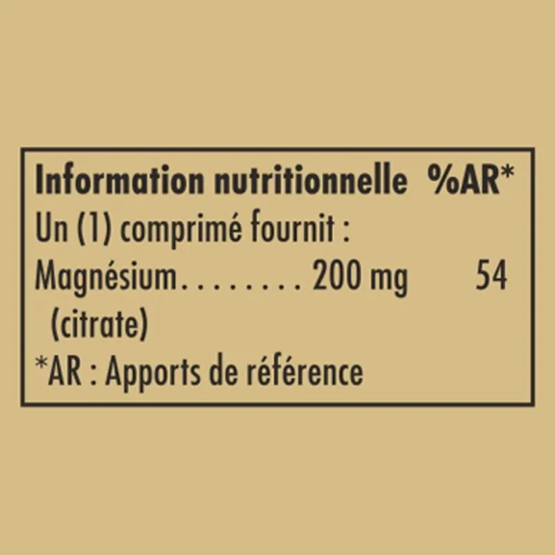 Solgar Magnésium Citrate 60 Comprimés