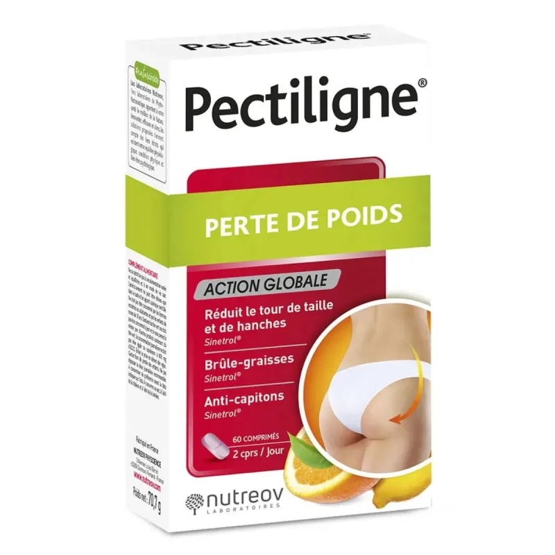 Nutreov Pectiligne Perte de Poids 60 Comprimés Nutreov Pectiligne Perte de Poids 60 Comprimés