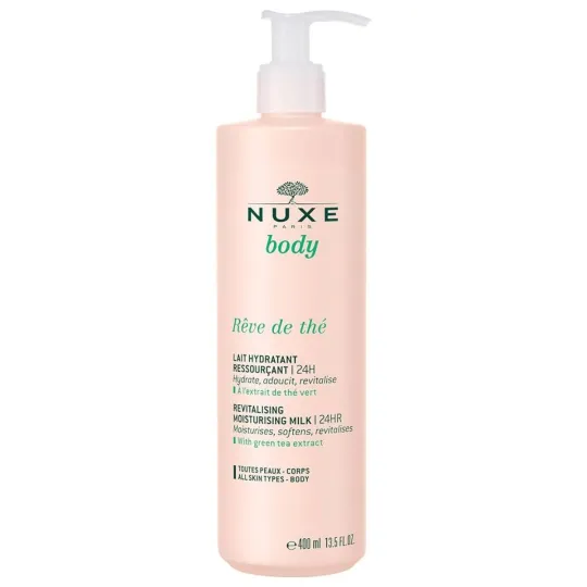 Nuxe Body Rêve de Thé Lait Hydratant Ressourçant Vegan 400ml Nuxe Body Rêve de Thé Lait Hydratant Ressourçant Vegan 400ml