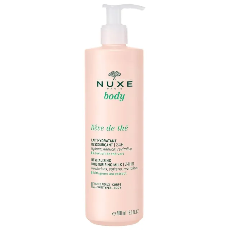 Nuxe Body Rêve de Thé Lait Hydratant Ressourçant Vegan 400ml Nuxe Body Rêve de Thé Lait Hydratant Ressourçant Vegan 400ml