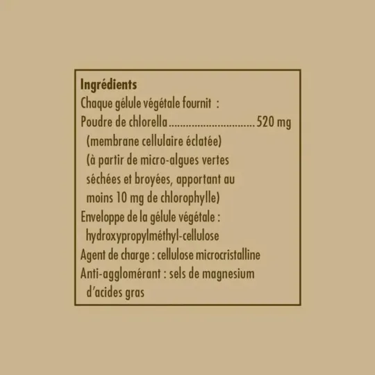 Solgar Chlorella 100 Gélules Végétales