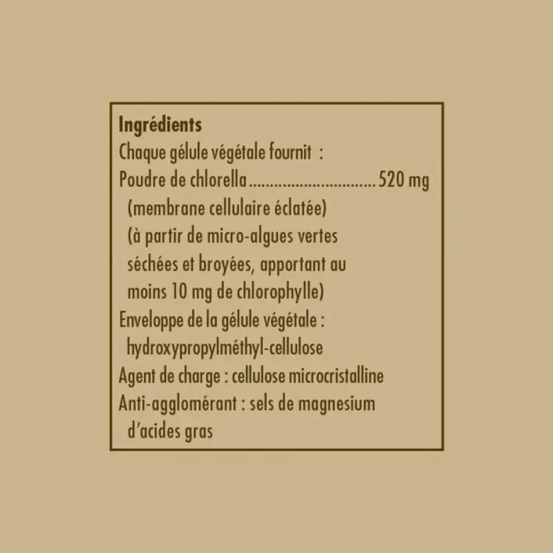 Solgar Chlorella 100 Gélules Végétales