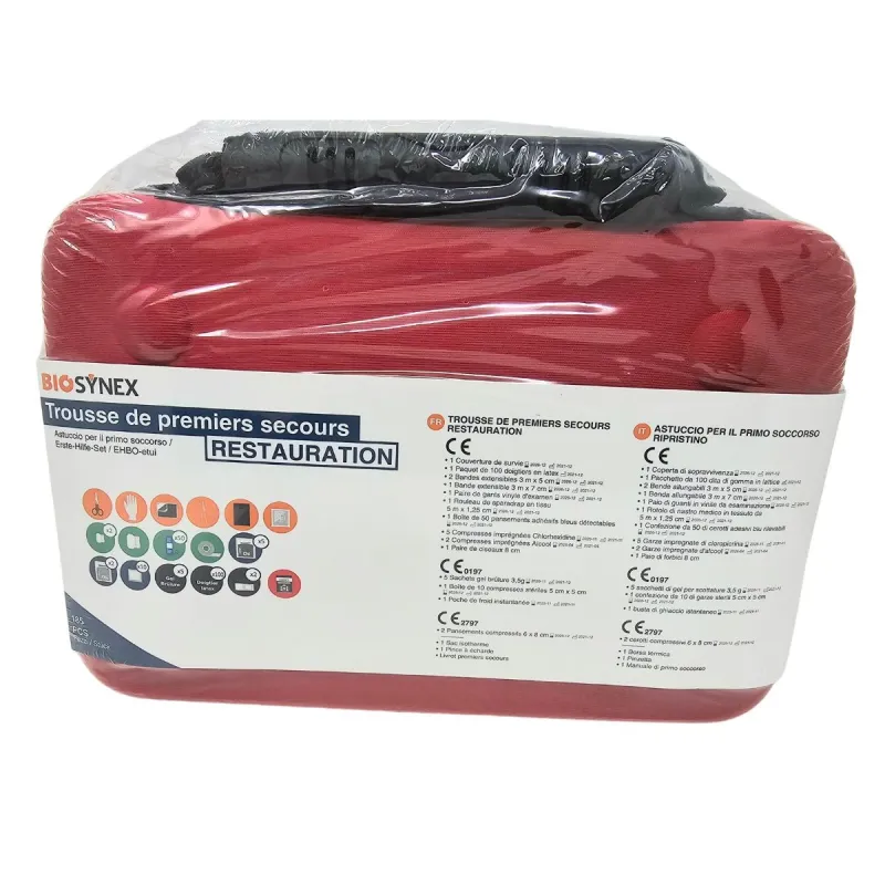 Biosynex Trousse De Premiers Secours Restauration 5 à 6 personnes