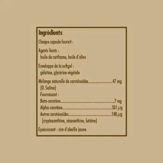 Solgar Bêta-Carotène 60 Gélules Végétales Solgar Bêta-Carotène 60 Gélules Végétales