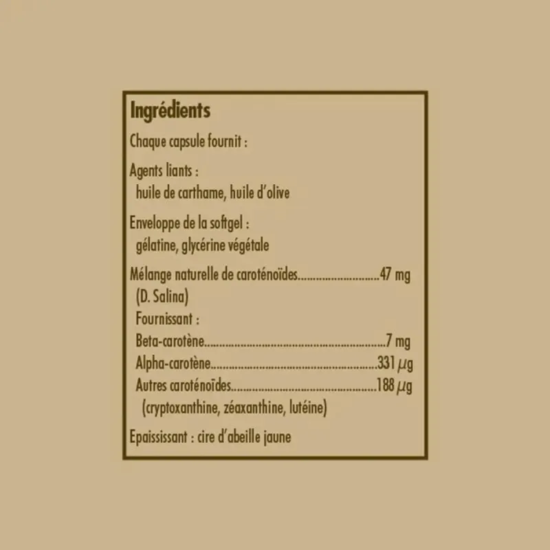 Solgar Bêta-Carotène 60 Gélules Végétales Solgar Bêta-Carotène 60 Gélules Végétales