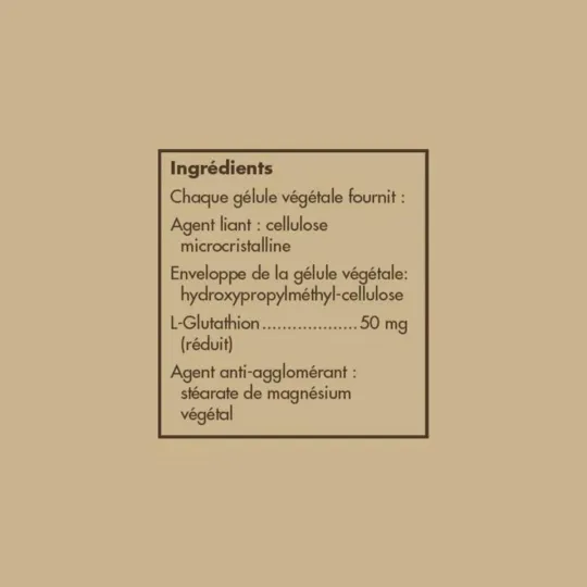 Solgar L-Glutathion 50 mg 30 Comprimés