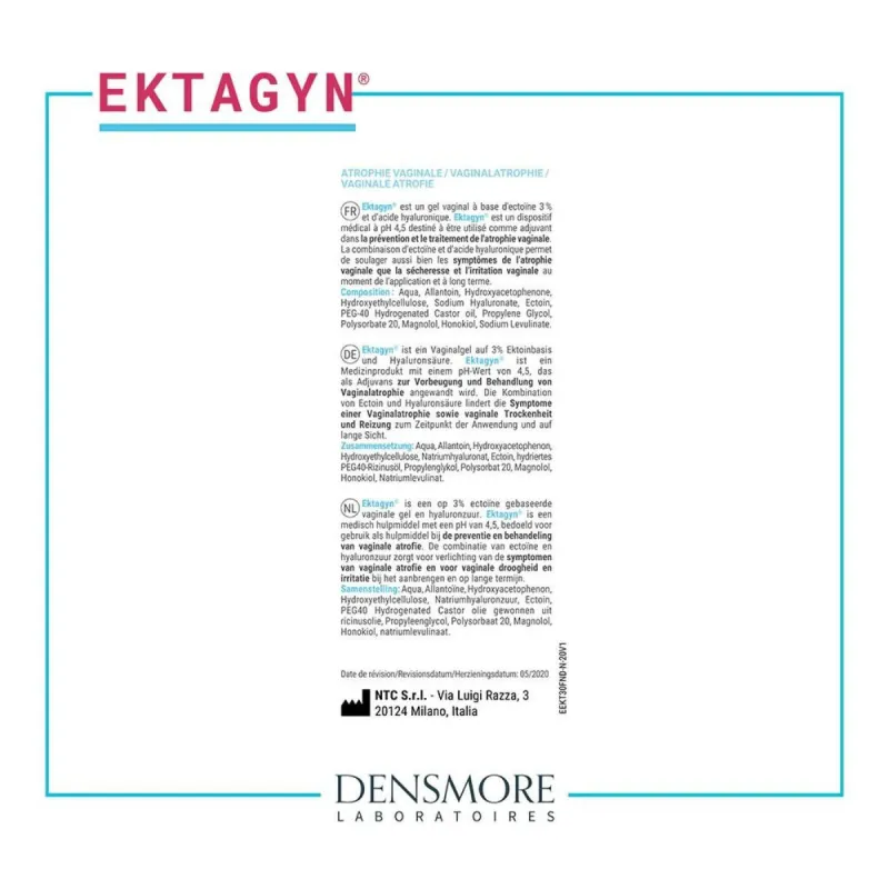 Densmore Ektagyn Vaginale Gel Vaginal 30ml Densmore Ektagyn Vaginale Gel Vaginal 30ml