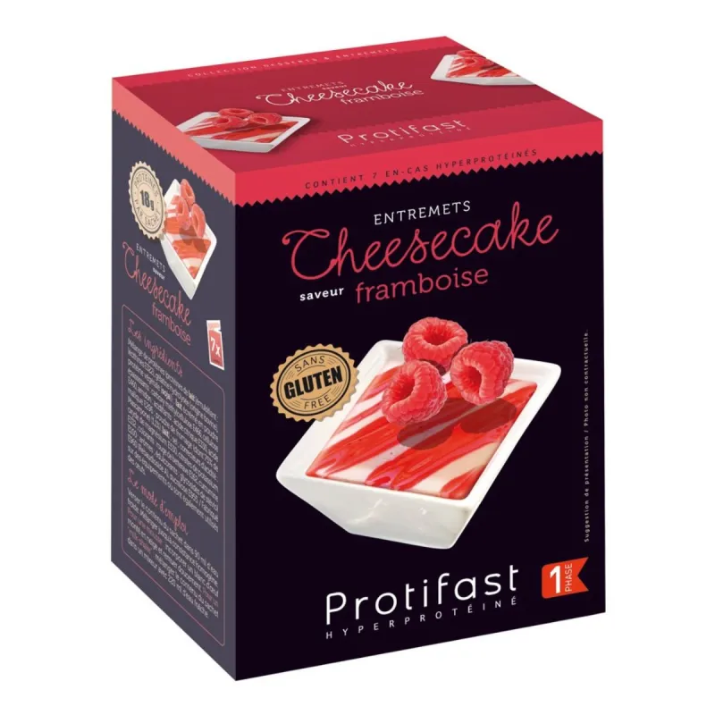 Protifast Entremet Cheesecake Framboise 7 Sachets Protifast Entremet Cheesecake Framboise 7 Sachets