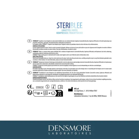 Densmore SteriBlef 14 Lingettes Densmore SteriBlef 14 Lingettes