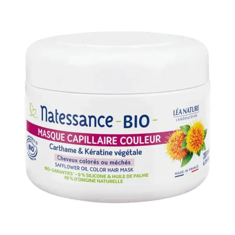 Natessance Masque Capillaire Couleur Bio 200ml Natessance Masque Capillaire Couleur Bio 200ml