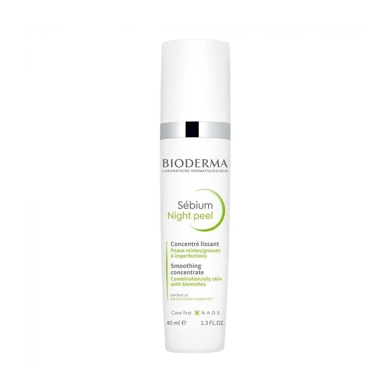 Bioderma Sébium Night Peel Concentré Lissant 40ml Bioderma Sébium Night Peel Concentré Lissant 40ml