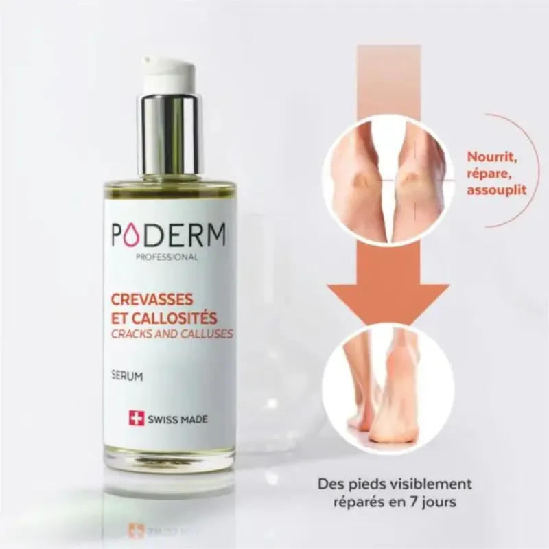 Poderm Crevasses et Talons Sérum + Chaussettes Poderm Crevasses et Talons Sérum + Chaussettes