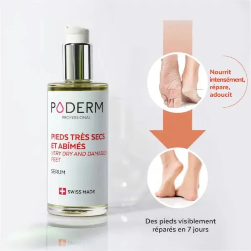 Poderm Pieds très Secs à Abîmés Sérum 75ml