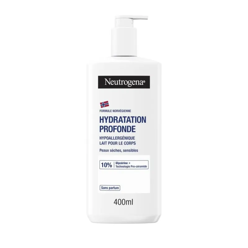 Neutrogena Lait Corps Hypoallergénique Hydratation Profonde 400ml