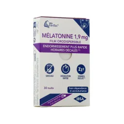 Ibsa Mélatonine 1,9mg 30 Films Orodispersibles