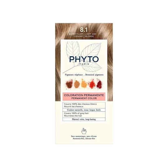 Phyto Coloration Blond Clair Cendré 8.1 Phyto Coloration Blond Clair Cendré 8.1
