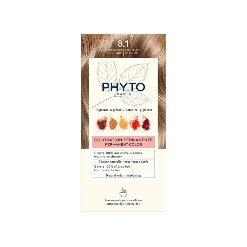 Phyto Coloration Blond Clair Cendré 8.1 Phyto Coloration Blond Clair Cendré 8.1