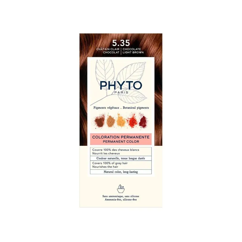 Phyto Coloration Châtain Clair Chocolat 5.35 Phyto Coloration Châtain Clair Chocolat 5.35