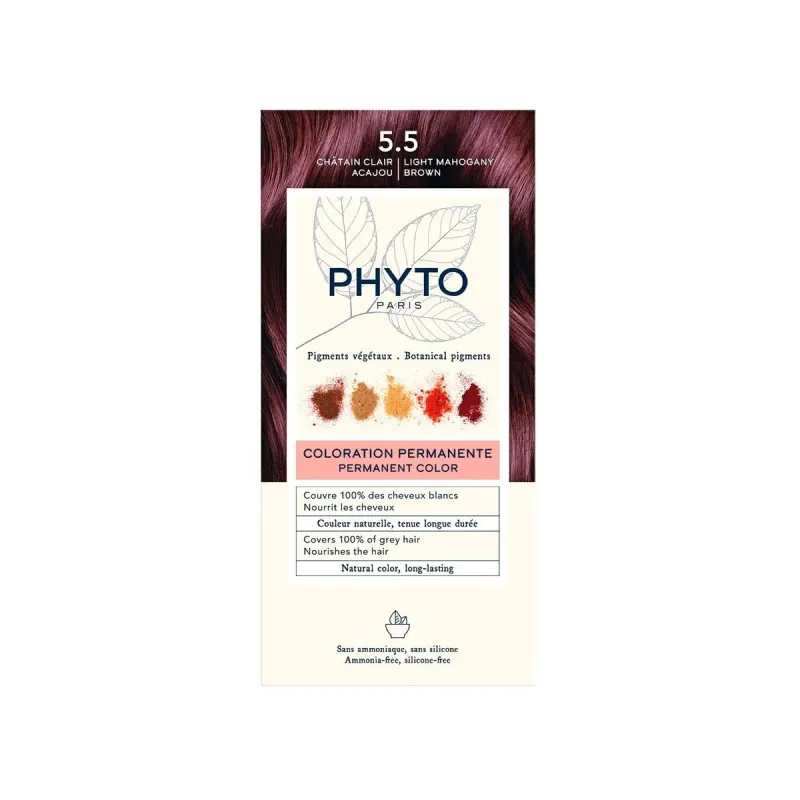 Phyto Coloration Châtain Clair Acajou 5.5