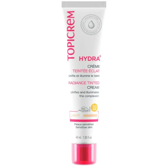 Topicrem HYDRA+ Crème Teintée Éclat SPF50 Topicrem HYDRA+ Crème Teintée Éclat SPF50