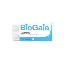 BioGaia Gastrus 30 Comprimés à Croquer Mandarine