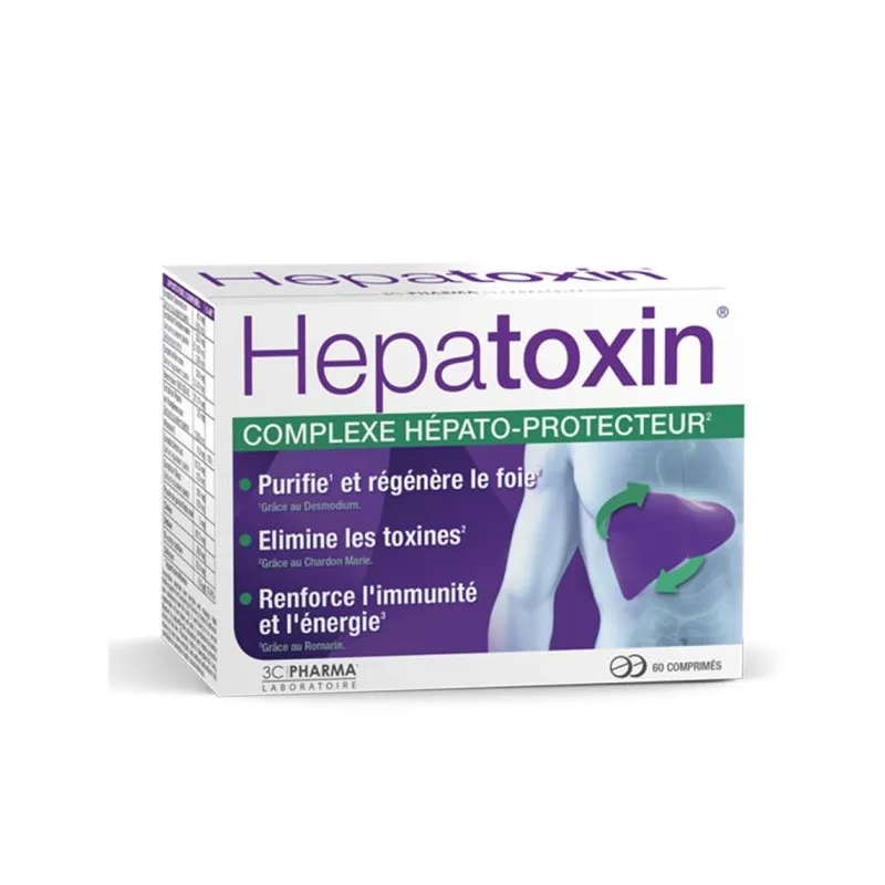 3C Pharma Hepatoxin 60 comprimés 3C Pharma Hepatoxin 60 comprimés