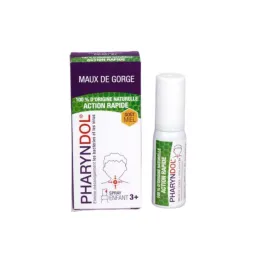 BIOGAIA Pharyndol Maux de Gorge Action Rapide Enfant Spray 20ml