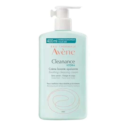 Avène Cleanance Hydra Crème lavante apaisante 400ml Avène Cleanance Hydra Crème lavante apaisante 400ml