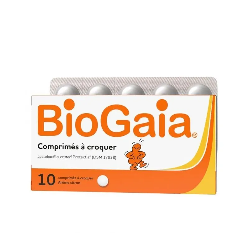 Biogaia Protectris Goût Citron 10 Comprimés à Croquer Biogaia Protectris Goût Citron 10 Comprimés à Croquer