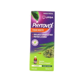 Upsa Phytovex Toux Mixte Sans Sucre 120ml