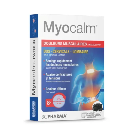3C Pharma Myocalm 4 Patchs Douleurs Musculaires 3C Pharma Myocalm 4 Patchs Douleurs Musculaires
