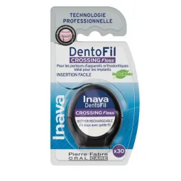 Inava Dentofil Crossing Floss Menthe Fraîche Fil Dentaire 30 Mètres