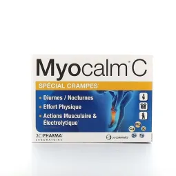 3C Pharma Myocalm C Spécial Crampes 30 comprimés