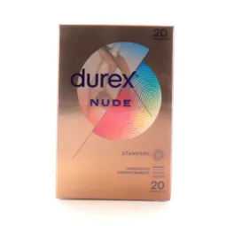 Durex Nude 20 Préservatifs Extra Fin