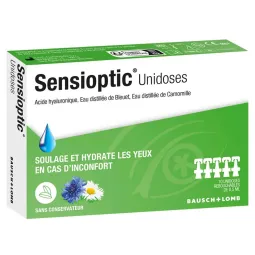 Bausch&Lomb Sensioptic Yeux Irrités 10X0.5ml