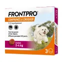 Frontpro 3 Comprimés à Croquer Puces et Tiques Chiens