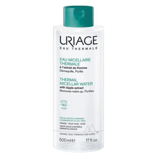 Uriage Eau Micellaire Thermale Peaux Mixte à Grasses 500ml Uriage Eau Micellaire Thermale Peaux Mixte à Grasses 500ml