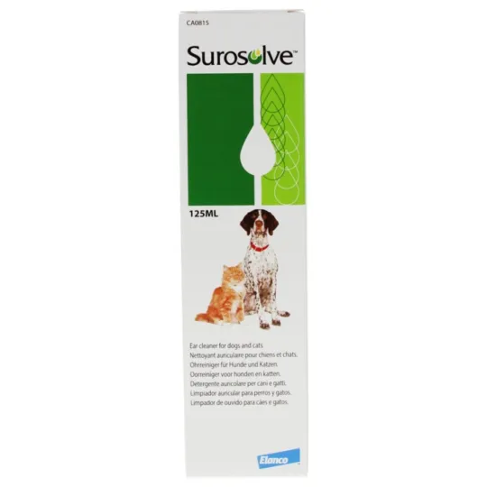 Surosolve Nettoyant Oreilles Chiens et Chats 125ml Surosolve Nettoyant Oreilles Chiens et Chats 125ml