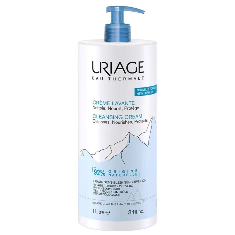 uriage crème lavante 1 litre