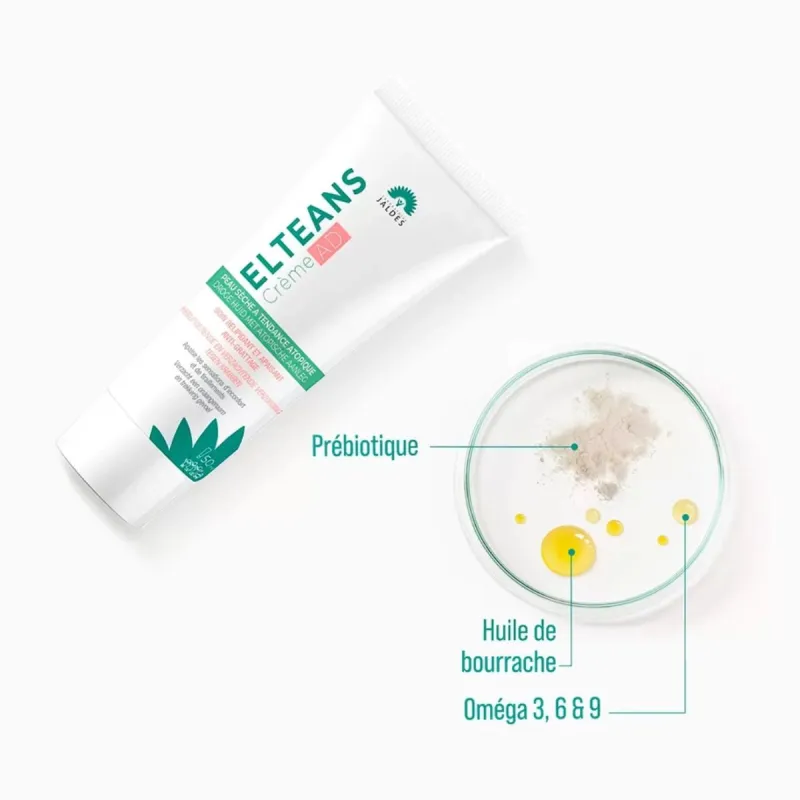 Jaldès Elteans AD Crème Peaux Sèches à Atopique 50 ml