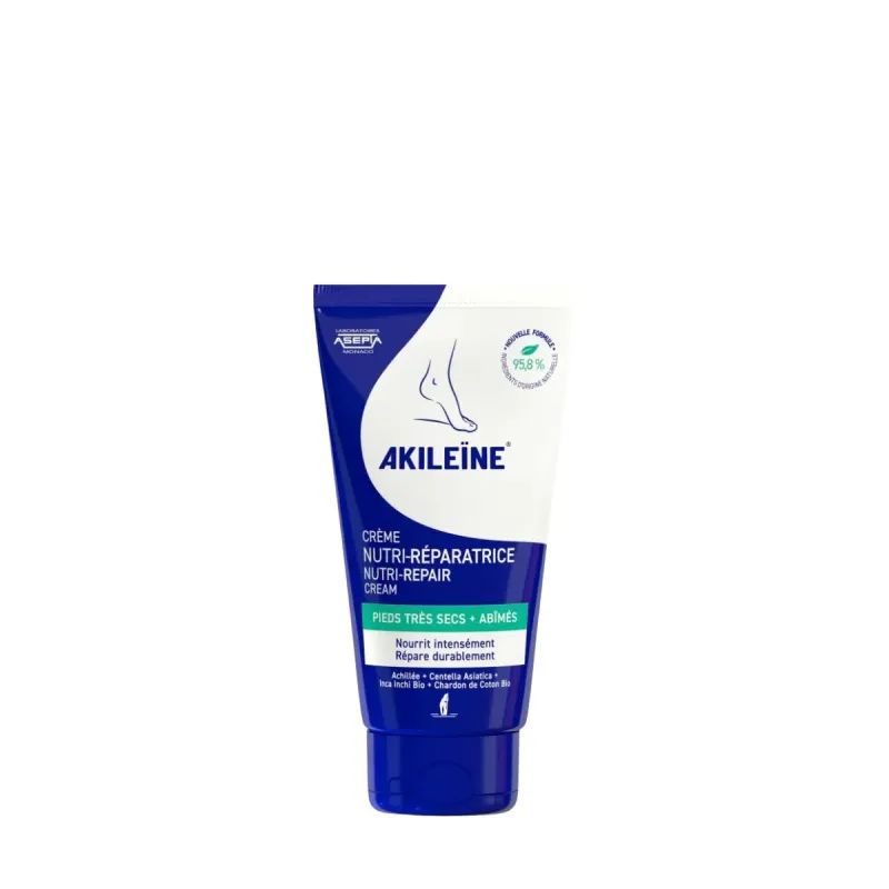 Akiléine Crème Nutri Réparatrice Pieds très Secs 75ml