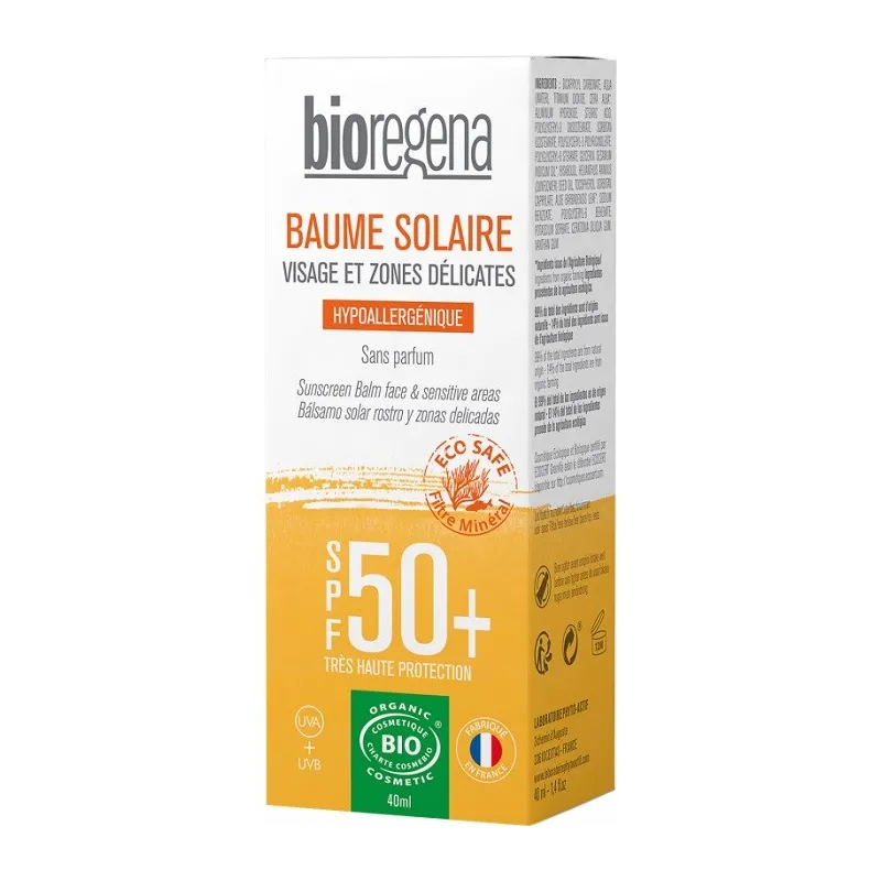 Bioregena Baume Solaire Visage SPF50+ Bio 40ml